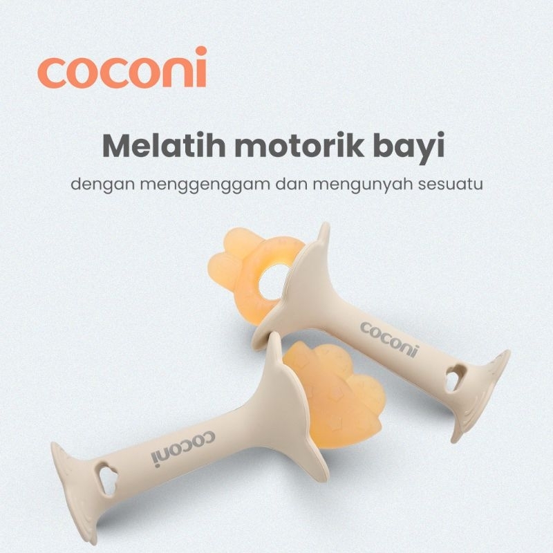 Coconi Lolipop Grip Teether / Gigitan Anak Bayi isi 2pcs