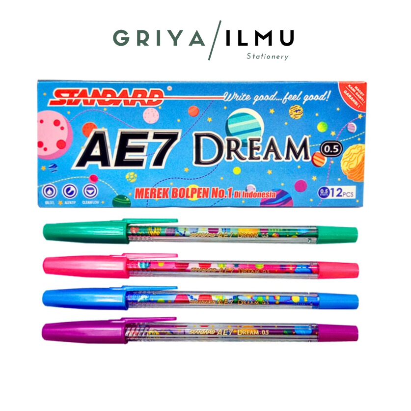 

Bolpoin STANDARD AE-7 Dream Hitam 0.5mm (024123)