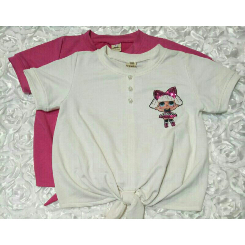 BAJU KAOS ANAK LOL CEWEK//PAKAIAN ANAK PEREMPUAN LOL