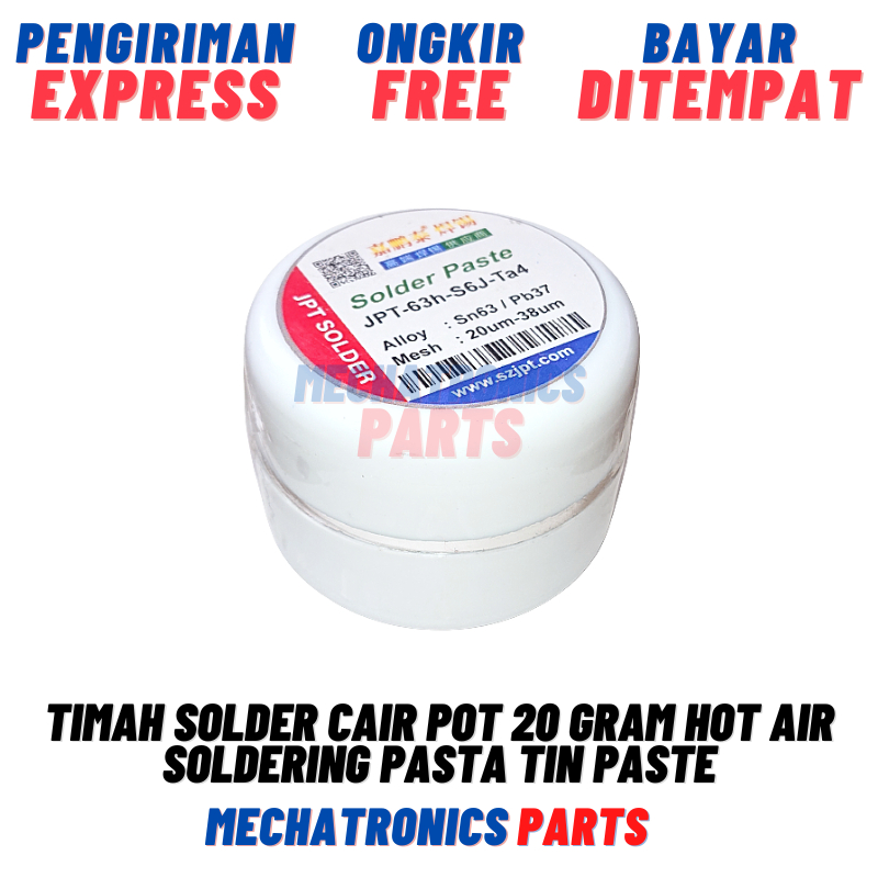 Timah Solder Cair Pot 12 gram, 20 gram Hot Air Soldering Pasta Tin Paste