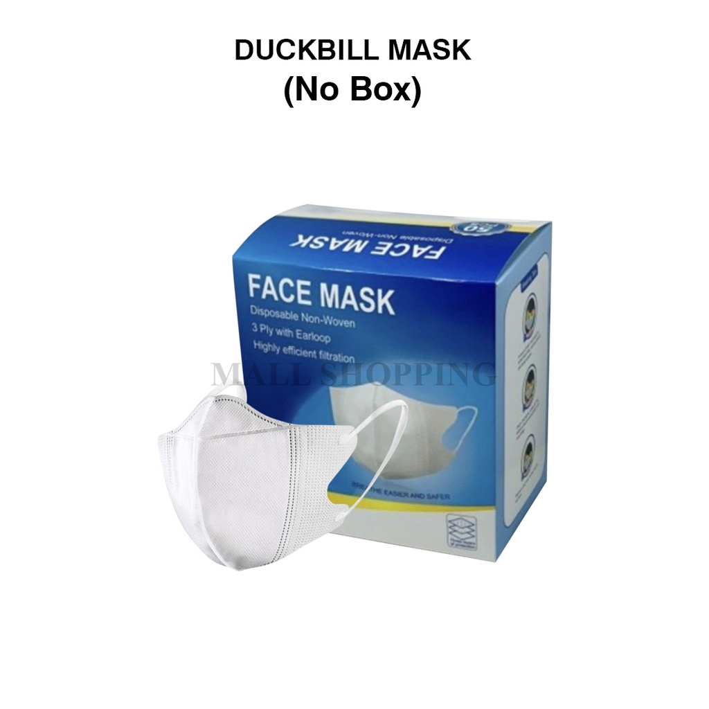 NUZ - Masker 3PLY PLASTIK Packing Protective Mask Earloop H113 Masker Pelindung