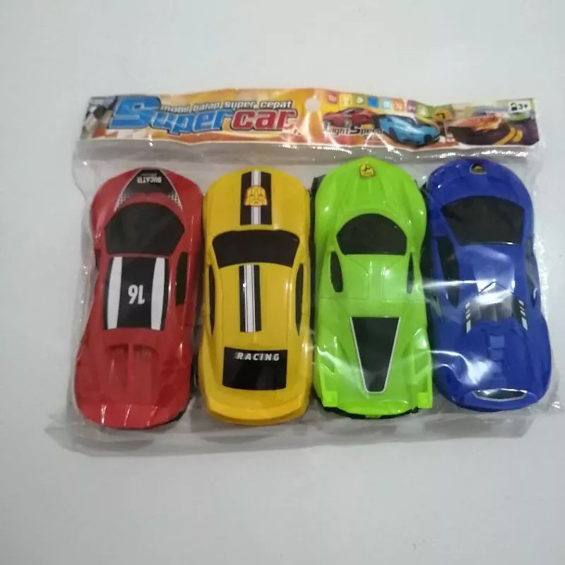 MM14 MAINAN MOBIL BALAP SUPERCAR ISI 4PCS