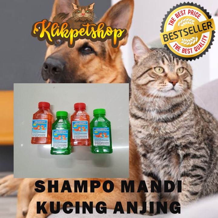 Shampoo Mandi Kucing Anjing 250 ml GLORIFY Termurah