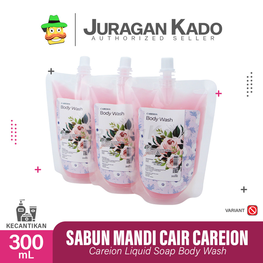 CAREION SABUN MANDI CAIR CAREION BODY WASH REFIL POUCH 300ML - SABUN CAIR BODY WASH