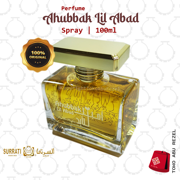 PARFUM AHUBBAK LIL ABAD 1OOML | Parfum Surrati | Spray 100 ml |  Surrati Perfumes| Original Product | Surrati Factory Holly Makkah KSA