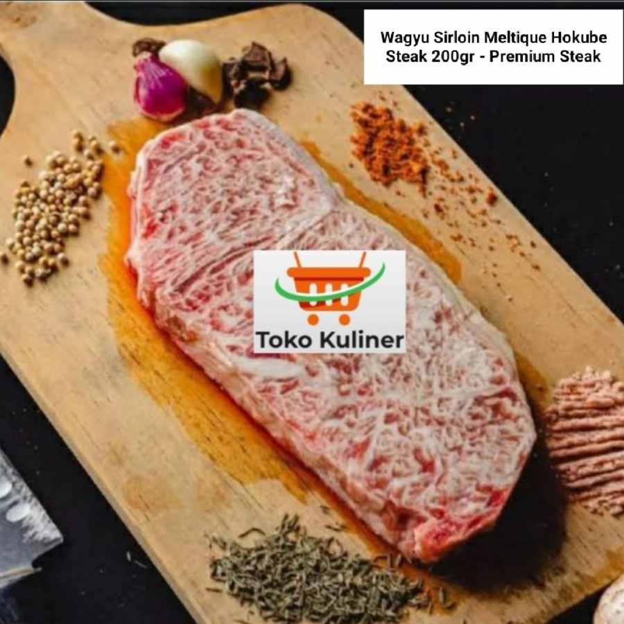 

Wagyu Sirloin Meltique Hokube Steak 200gr - Premium Steak