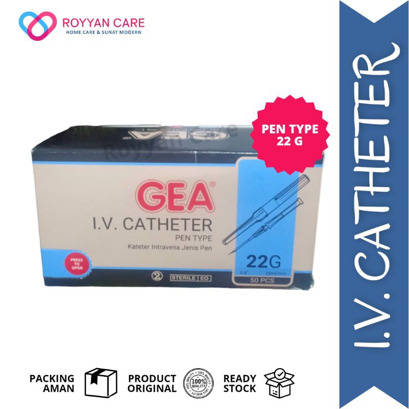 Intra Vena Catheter 22 G/ Abocath 22G Jenis Pen