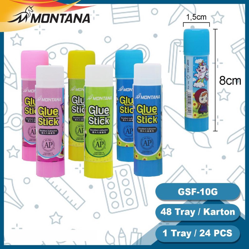 

[1 BUAH] MONTANA GLUE STICK | GLUE STICK FANCY 10GR GSF-10G