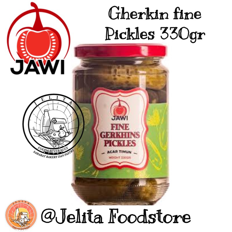 

Jawi Gherkin Fine pickles 330gr acar