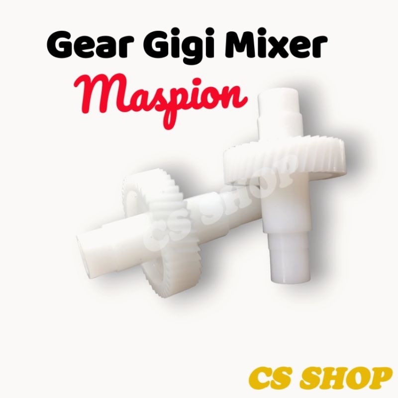 GEAR GIGI MIXER MASPION MODEL BARU ORIGINAL 1 SET/GEAR MIXER MEREK MASPION MODEL BARU MT 1140,MT 1150 SEPASANG 2PCS