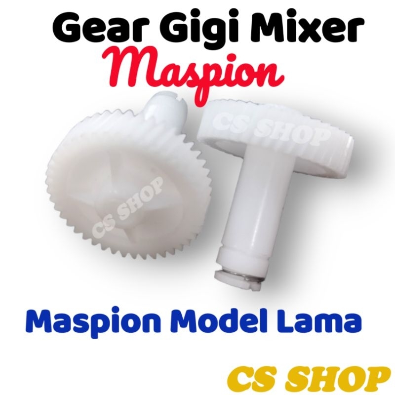 GEAR GIGI MIXER MASPION MODEL LAMA ORIGINAL 1 SET/GEAR MIXER MEREK MASPION MODEL LAMA SEPASANG 2PCS