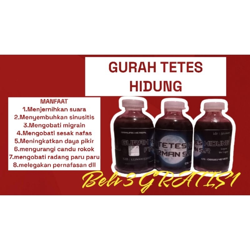 GURAH HIDUNG GURAH FIT GURAH KESEHATAN GURAH SUARA OBAT