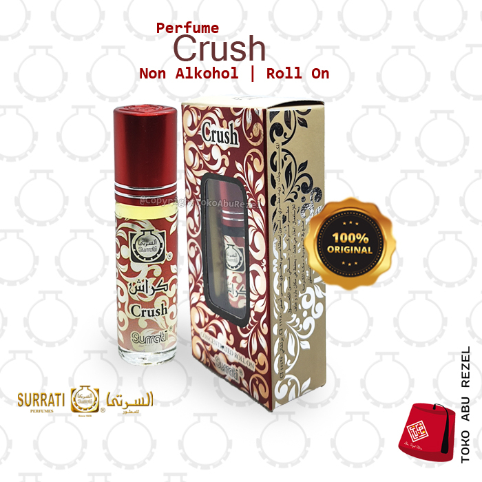 Parfum Crush 6ml Roll On | Parfum Surrati | Bibit Minyak |  Surrati Perfumes| Original Product | Surrati Factory Holly Makkah KSA