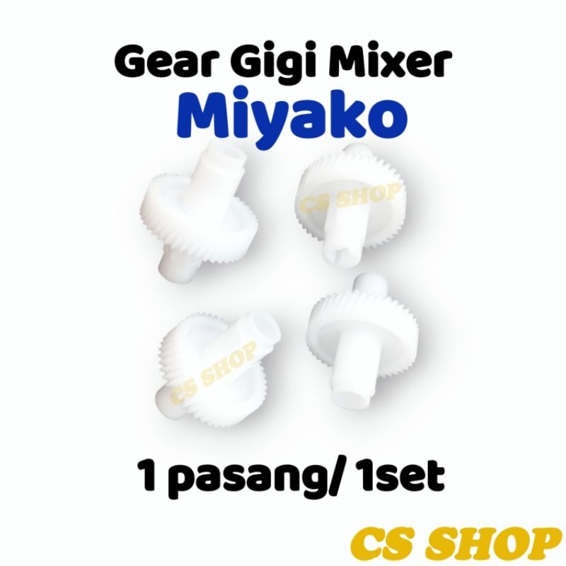 GEAR GIGI MIXER MIYAKO ORIGINAL 1 SET/GEAR MIXER MIYAKO HM 650,HM 625,SM 625 SEPASANG 2PCS