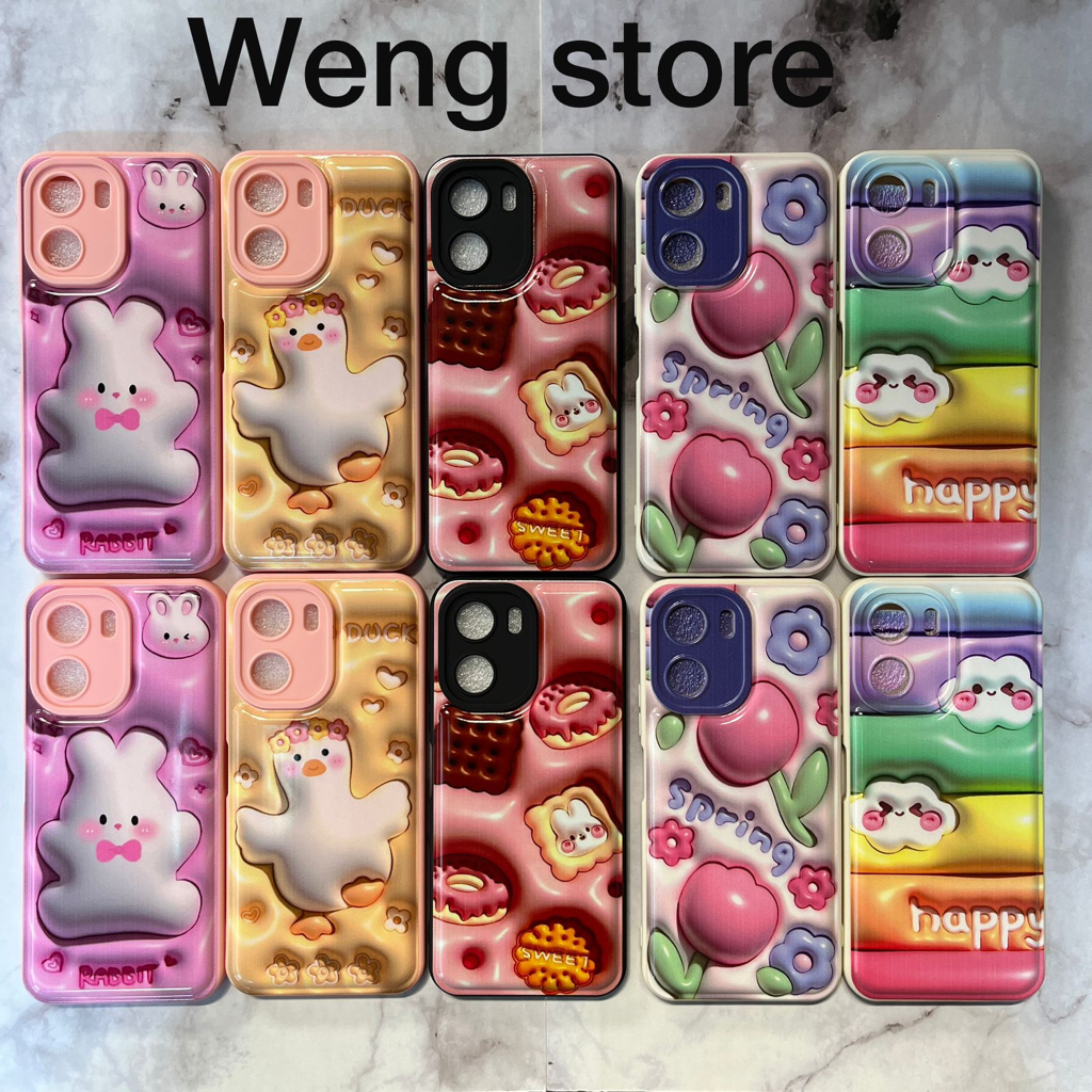 3d Case Motif Cookies Dll For Xiaomi Redmi 9A 9C 10A A1 2022