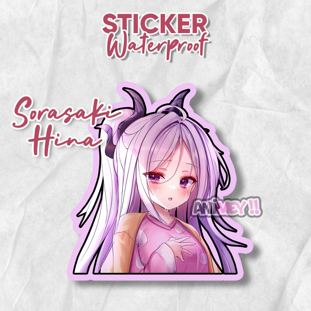 

Stiker Sorasaki Hina / Sticker Anime Waterproof