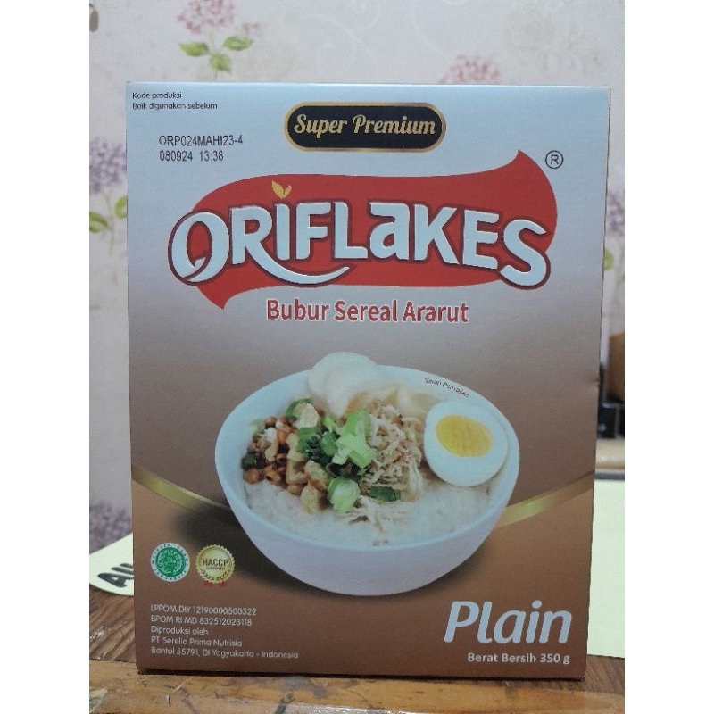 Oriflakes Rasa Plain - Sereal Umbi Garut