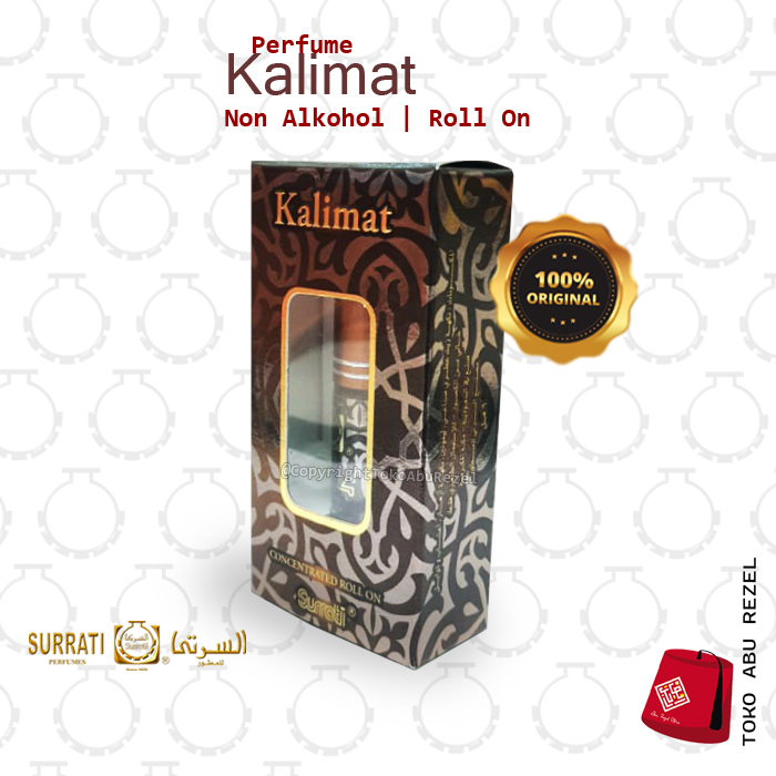 Parfum KALIMAT 6ml Roll On | Parfum Surrati | Bibit Minyak |  Surrati Perfumes| Original Product | Surrati Factory Holly Makkah KSA