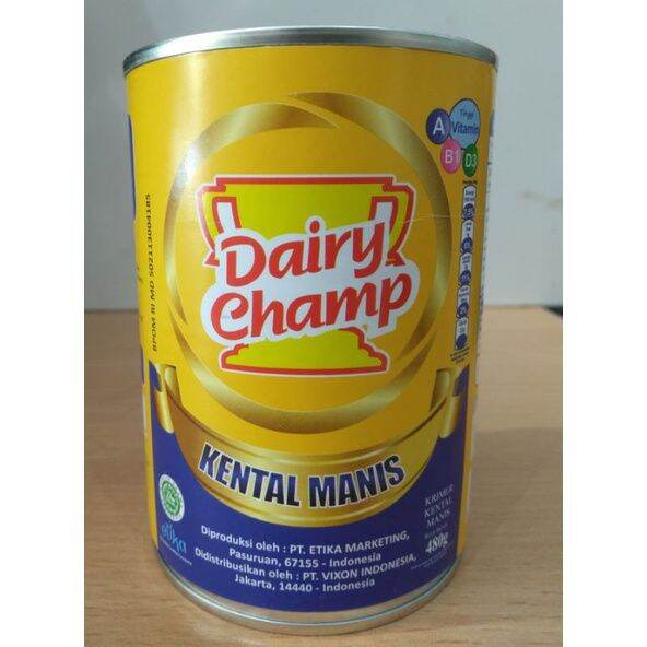 

Susu Krimer Kental Manis Dairy Champ 480gr