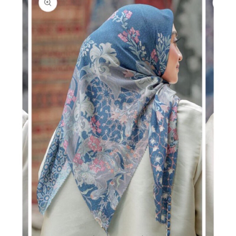 TOPKAPI ROYAL BLUE / BUTTONSCARVES / PRELOVED BUTTONSCARVES