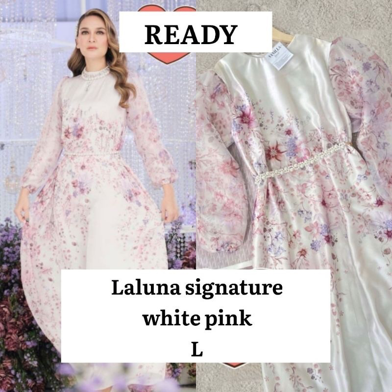 LALUNA SIGNATURE DRESS VANILLA HIJAB