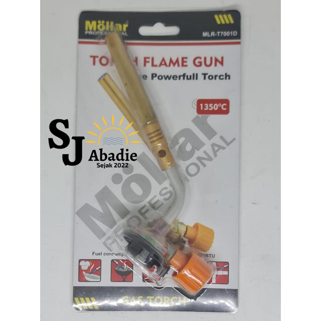 (1 PCS) Gas Torch Korek Api Pemantik Api Flame Gun Las MOLLAR MLRT 7001D | SJ ABADIE |