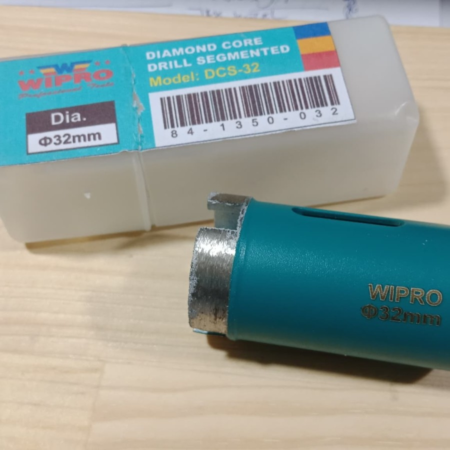 Diamond Core Drill Segmented DCS 32 Wipro Bor Granit 32mm