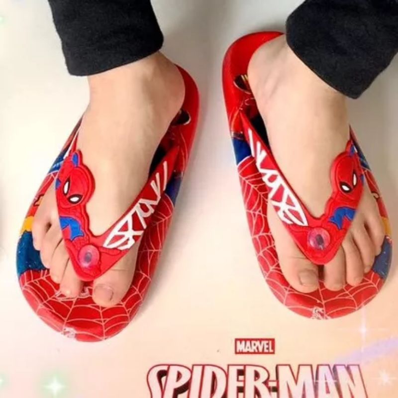 Sandal Anak Spiderman Jelly Impor Empuk Ringan