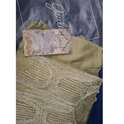 [BISA COD] geulis.id Ameena series - AROSA SET dress Sage Size S