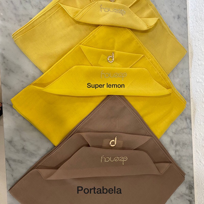 Hijab Deenay Liza Matte Super Lemon/Kuning Terang