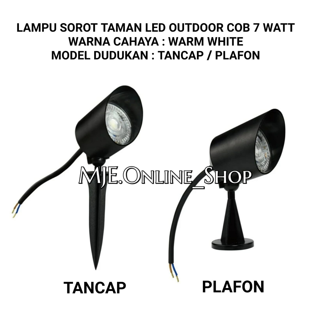 LAMPU TAMAN LED SPOT LIGHT COB 7 WATT / LAMPU LED SOROT 7 WATT OUTDOOR