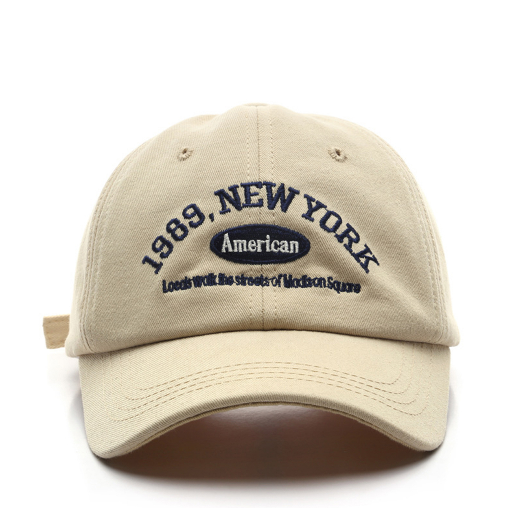 Topi Baseball 1989 New York American Import Premium Quality Casual Sporty Distro Vintage Style Olahraga Pria Wanita