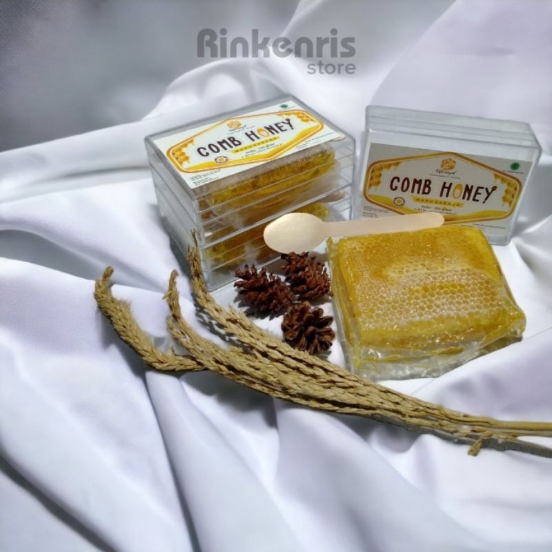 

Sarang Lebah Madu Mellifera, Propolis, Bee Pollen, Asli Murni Tanpa Campuran 250gr