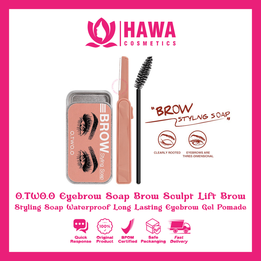 O.TWO.O Eyebrow Soap Brow Sculpt Lift Brow Styling Soap Waterproof Long Lasting Eyebrow Gel Pomade