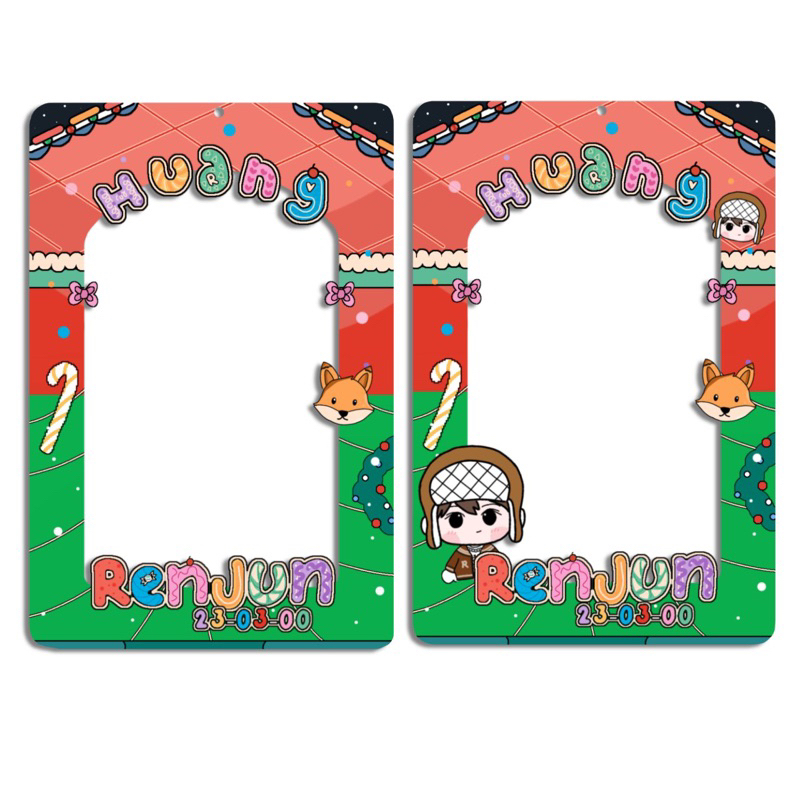 RENJUN 2 SIDE ACRYLIC PHOTOCARD HOLDER