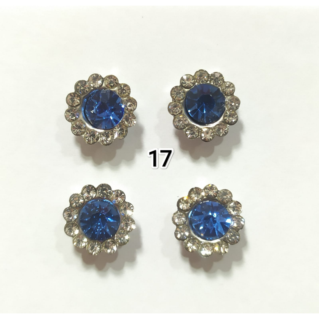 Diamond cangkang / Permata Cangkang Bunga 8 mm, 100 Pcs