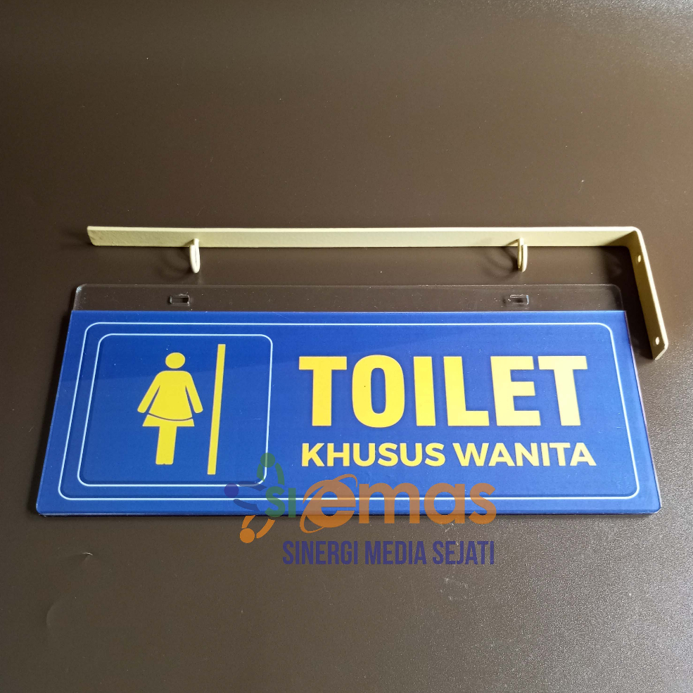 

Akrilik Papan Tanda Toilet Wanita | Akrilik Gantung Tanda Toilet | Akrilik Gantung Nama Ruang