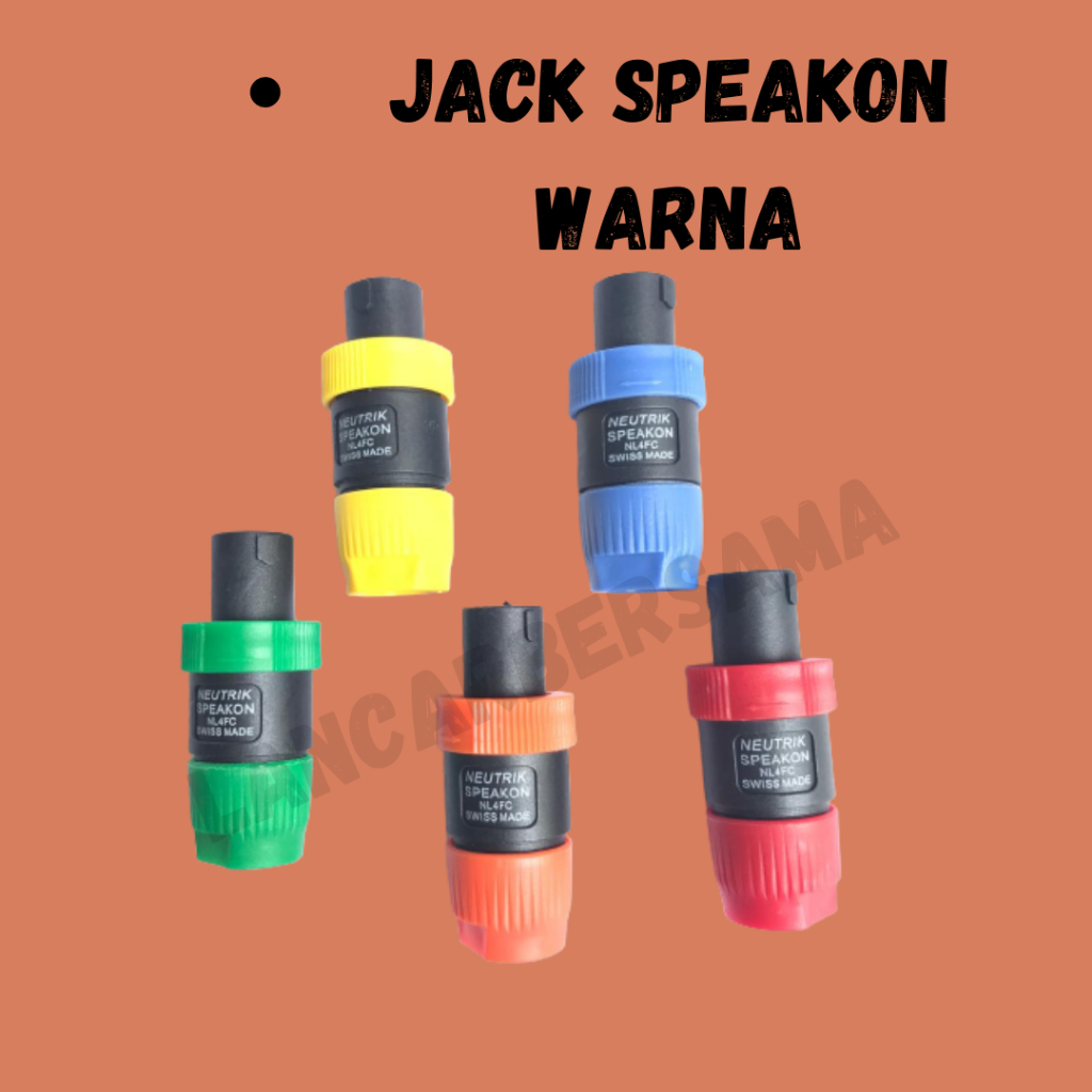 JACK SPEAKON WARNA - WARNI/JEK SPIKON SPICON 5 WARNA MURAH