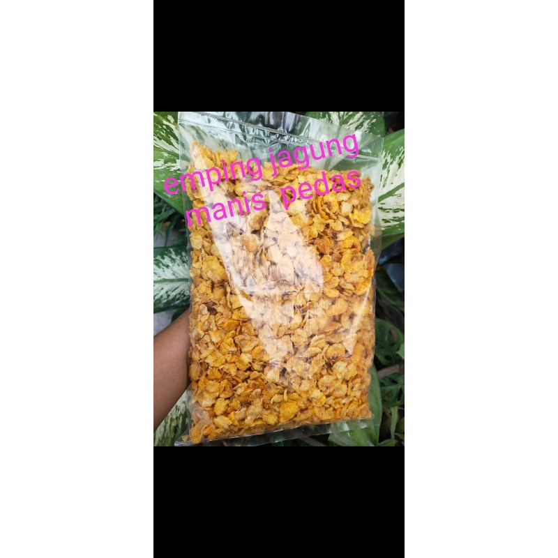 

Emping jagung manis pedas 500gr