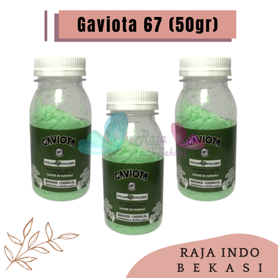 Gaviota 63 100 Gram dan 50 Gram Kemasan Repack untuk Bunga Anggrek - Pupuk Pembungaan Anggrek