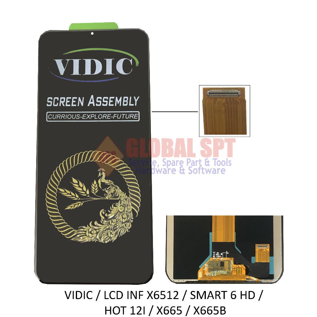 VIDIC / LCD TOUCHSCREEN INFINIX X6512 / SMART 6 HD / HOT 12I / X665 / X665B