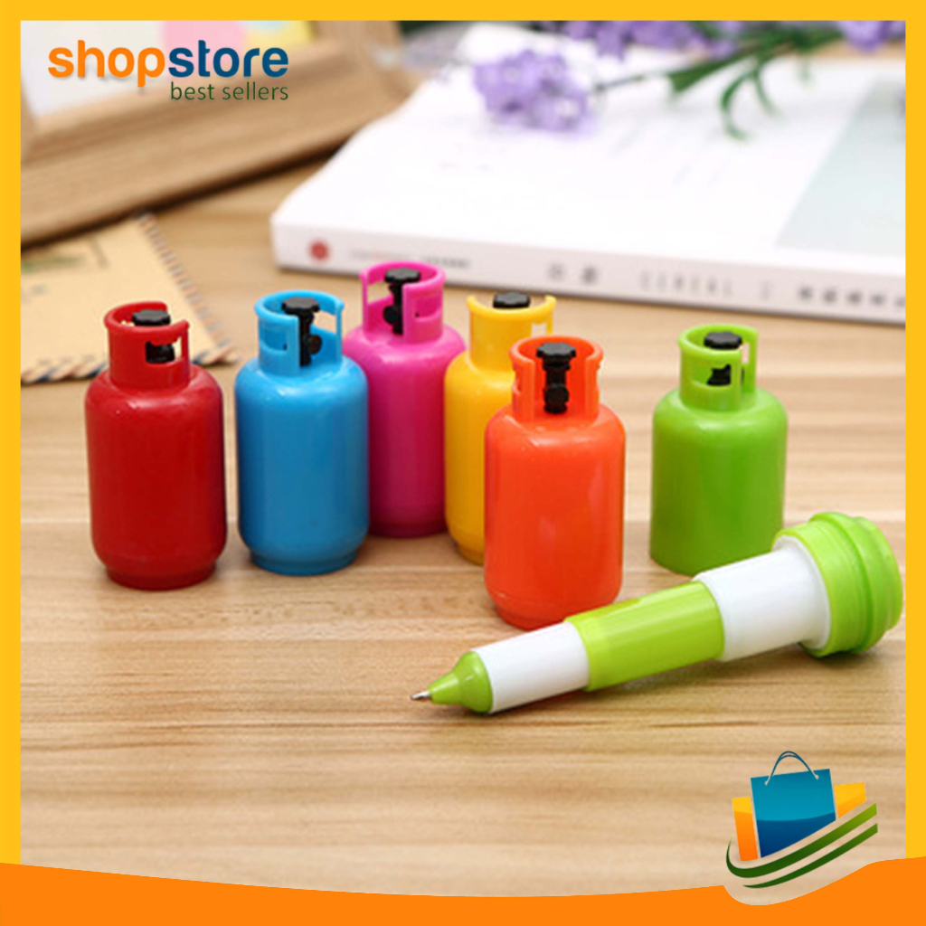 

Pulpen Tabung Gas Ballpoint Pen Lucu Souvenir Gas Cylinder Telescopic Import COD 657