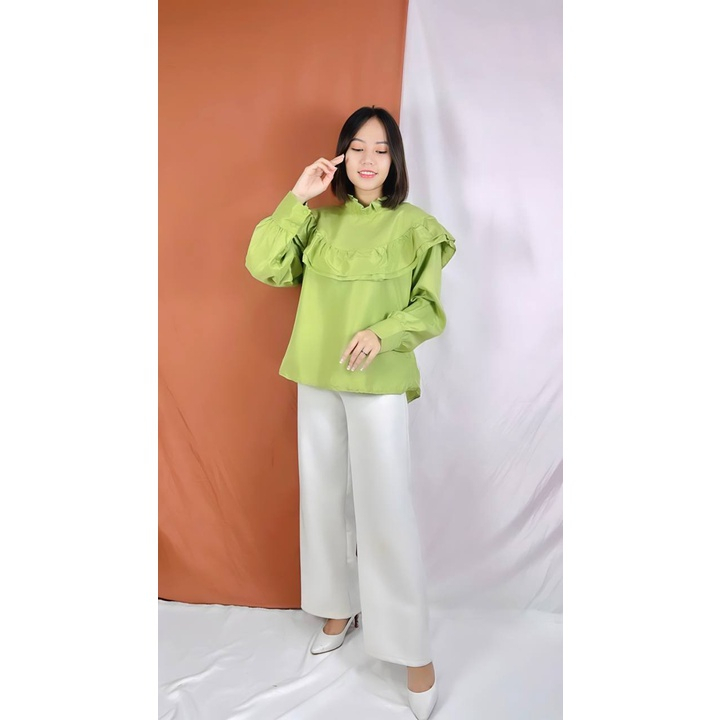 ROSIE BLOUSE KEMEJA / FASHION HIJAB RENDA