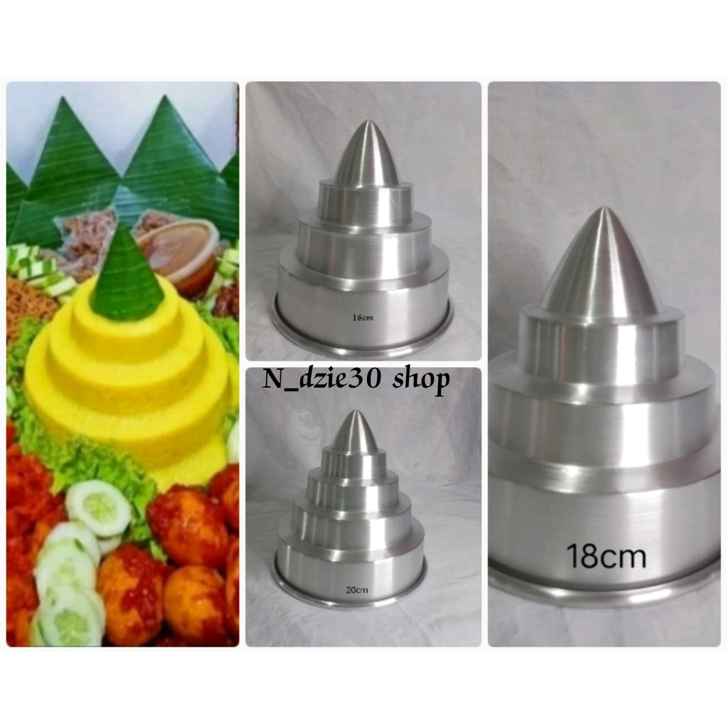 Loyang tumpeng 3 susun mini