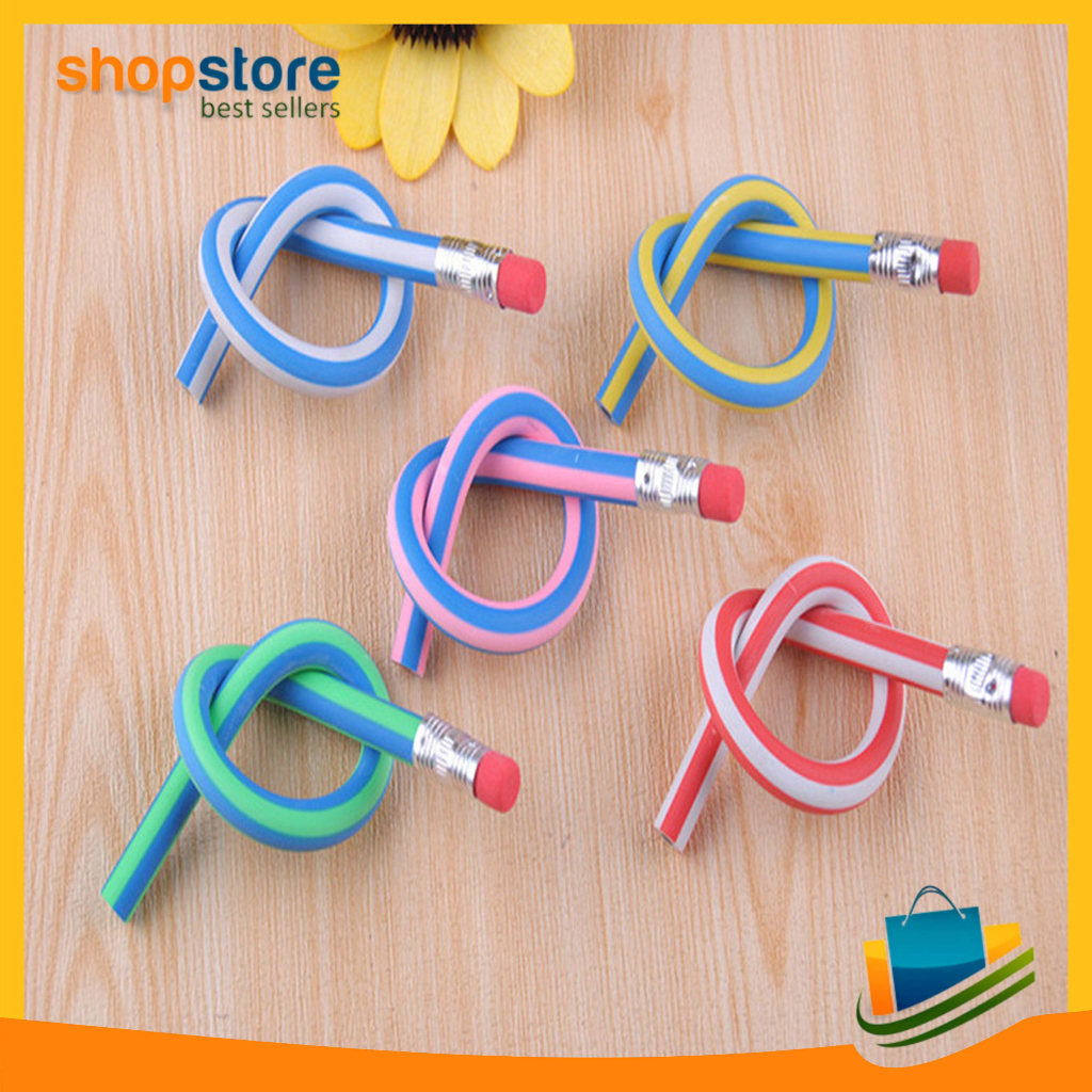 

Pensil Gulung Unik Lucu Pensil Flexsible Lentur Import COD 638