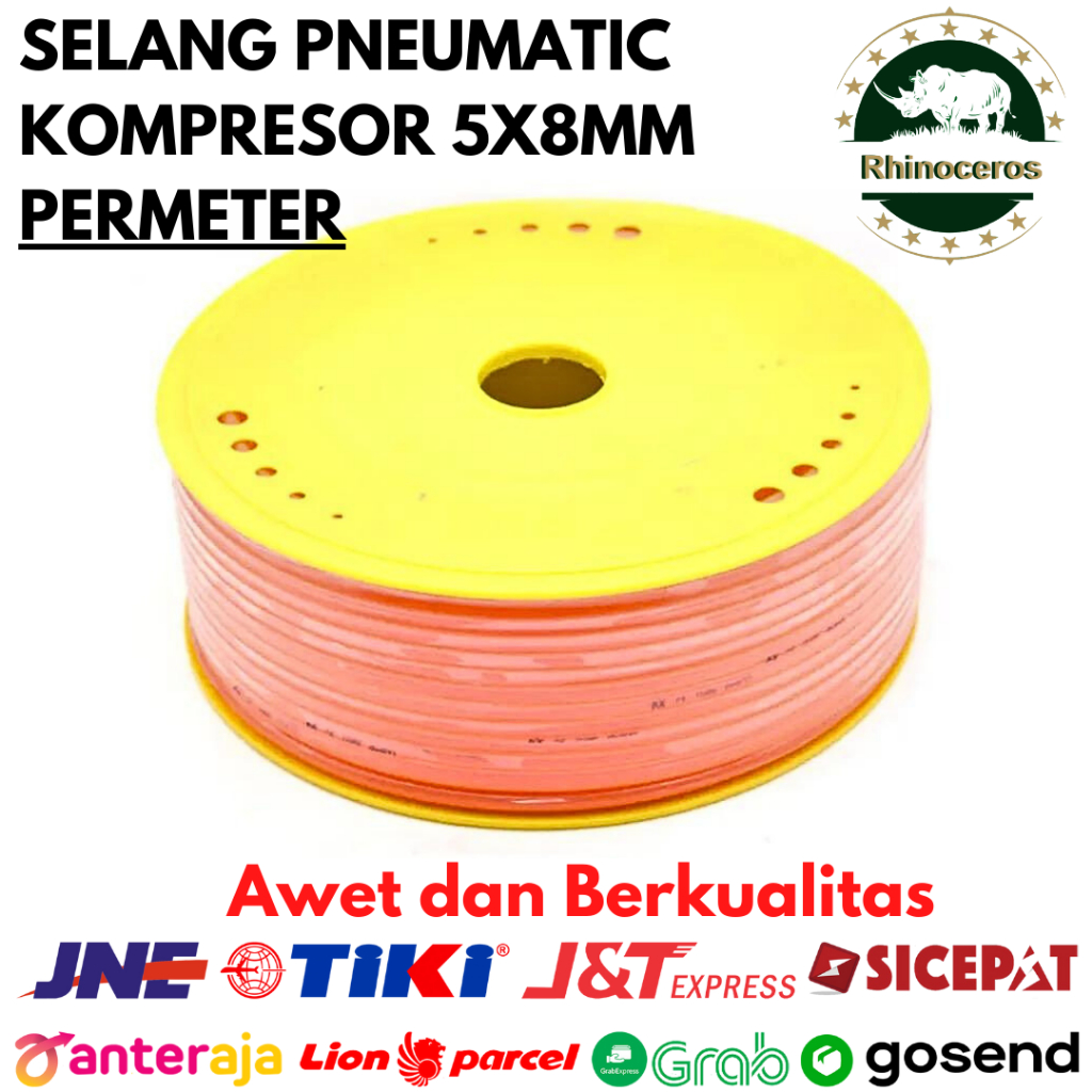 Selang Pneumatic Kompresor 8 x 5 mm Pneumatik Irigasi Sprayer PERMETER