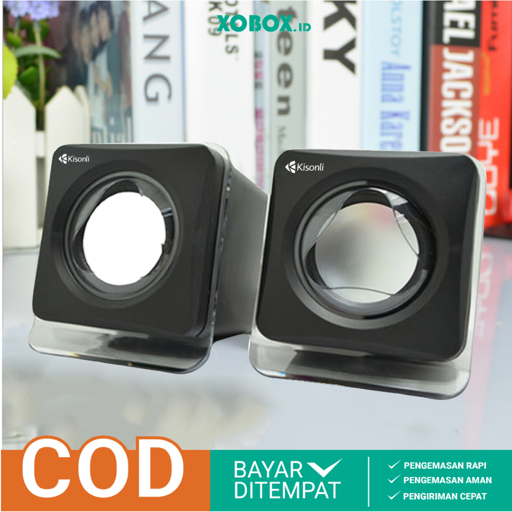 Mini Speaker Komputer/Laptop V-410 Kisonli Strong Bass With Switch Volume Control