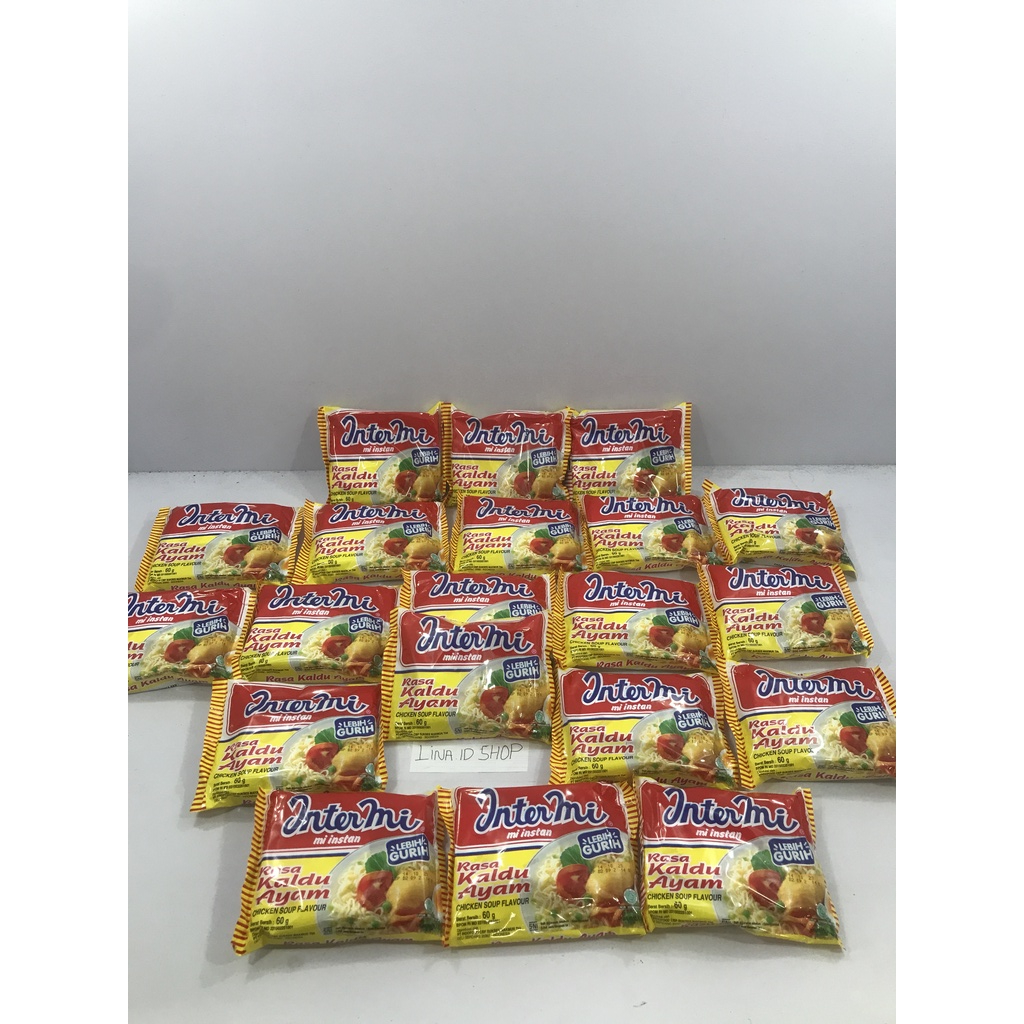 

20 Bungkus - Intermi Mi Instan Rasa Kaldu Ayam / Chicken Soup Flavour Kemasan 60gr