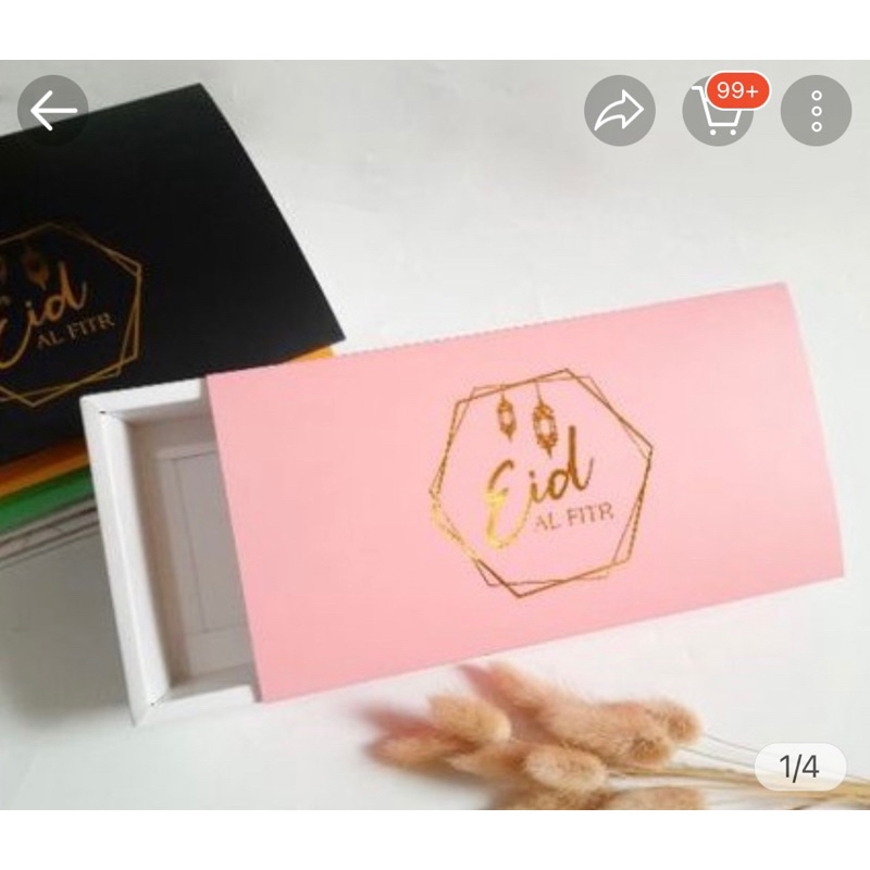 

box kue lebaran warna hitam, rapih tebal bagus 27x10.5x5,5 cm