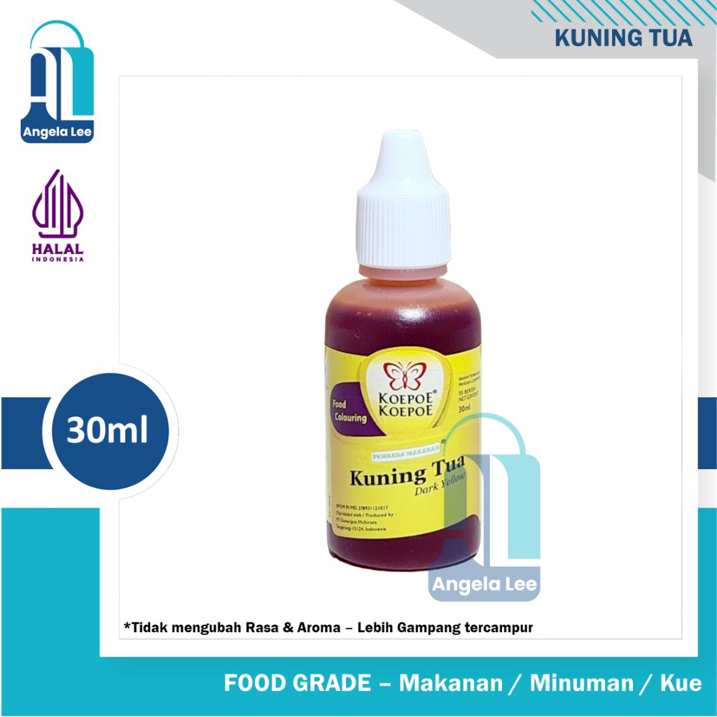 Koepoe Pewarna Makanan Koepoe Kupu Foodgrade Food Coloring Baking 30ml